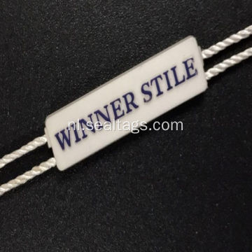 Topkwaliteit metalen string-tags voor kleding